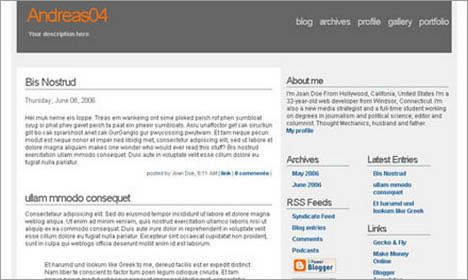 andreas blogger templates