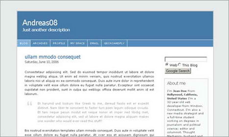 blogger templates andreas08