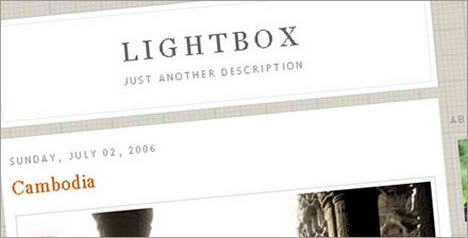 photoblog blogger template