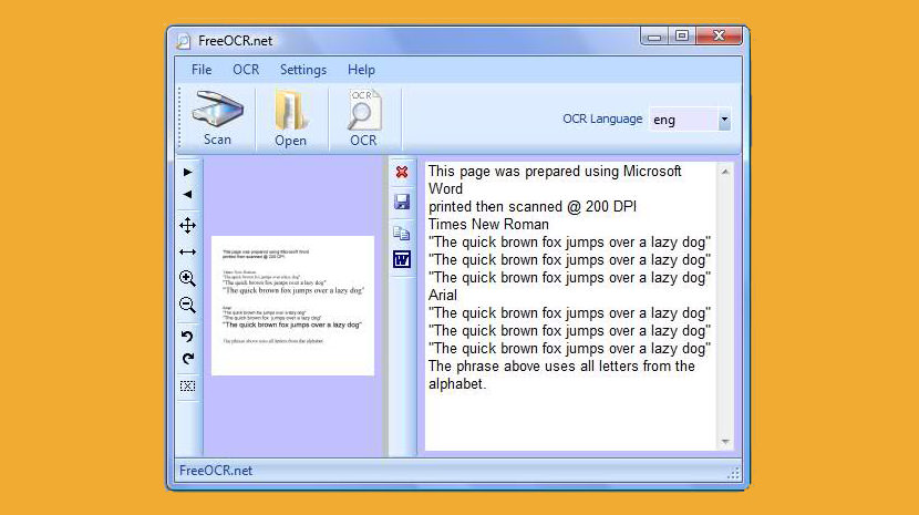Convert Images Documents to Text with Free Optical Character Recognition