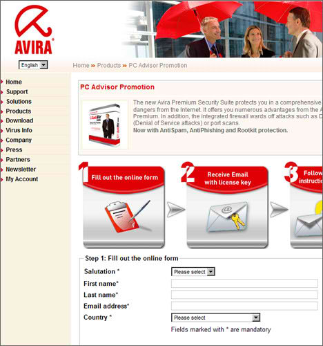 Avira serial key