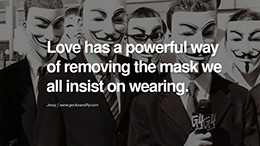 20 Quotes on Wearing a Mask, Lying and Hiding Oneself