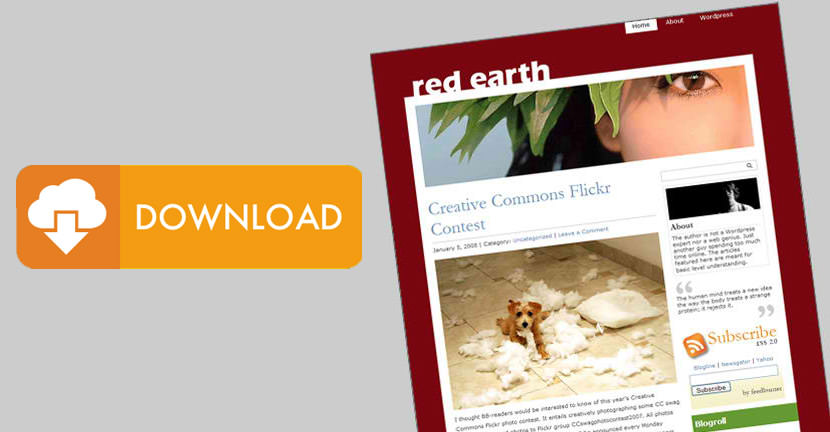 Red Earth WordPress Theme