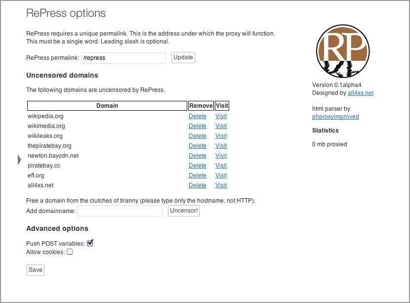 wordpress prepress proxy surf