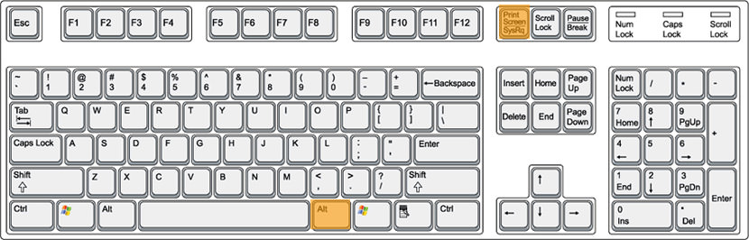 windows keyboard capture print screen