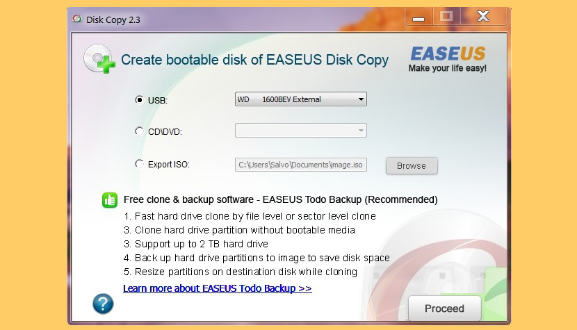 easus disk copy Norton Ghost Alternatives On Cloning Disk to Disk Image Of Windows