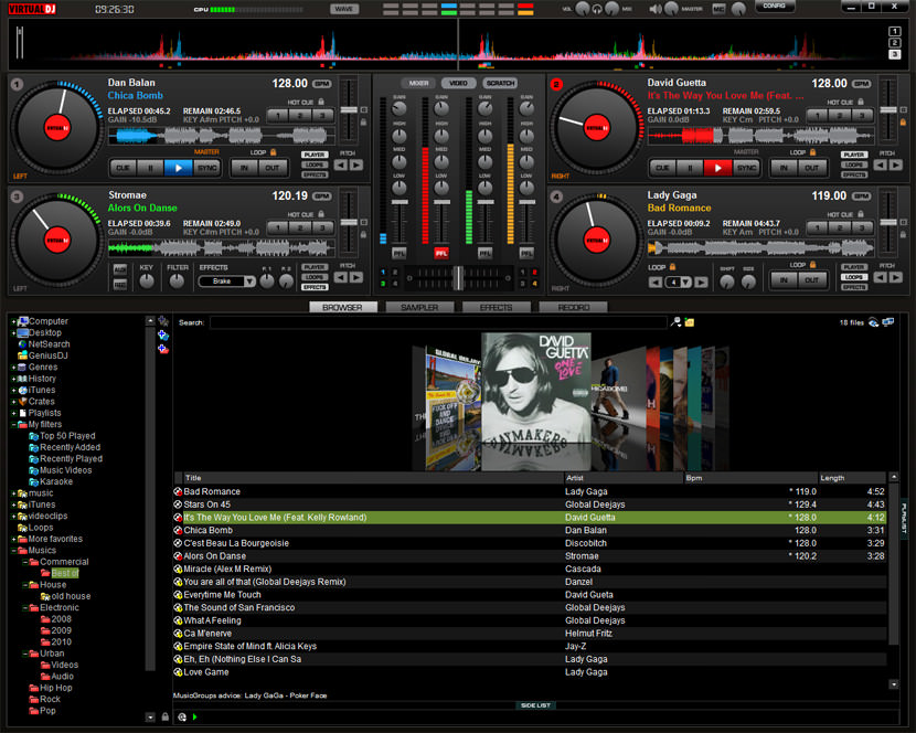 Virtual DJ 6 - The Best BPM DJ Software for MP3 Music Mixing