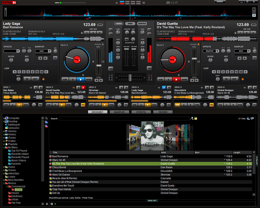 Virtual DJ 6 - The Best BPM DJ Software for MP3 Music Mixing