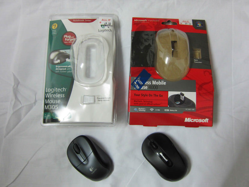 Microsoft Vs Logitech Wireless Mouse Comparison for Laptop