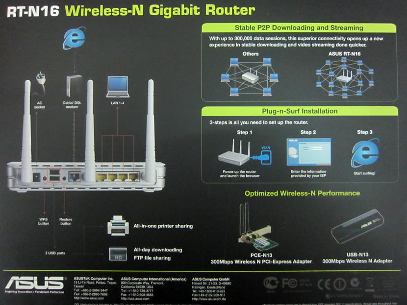 Asus RT-N16 - TM Unifi Ready Router