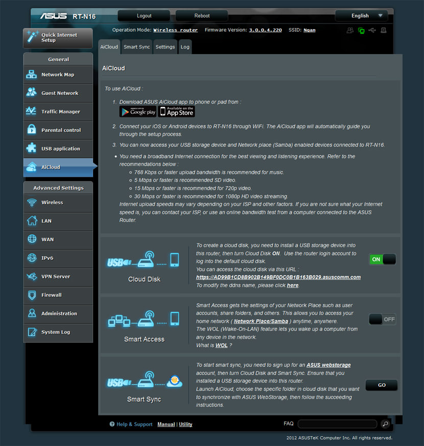 Asus RT-N16 - TM Unifi Ready Router