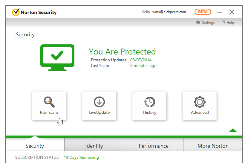 download symantec norton security screenshot