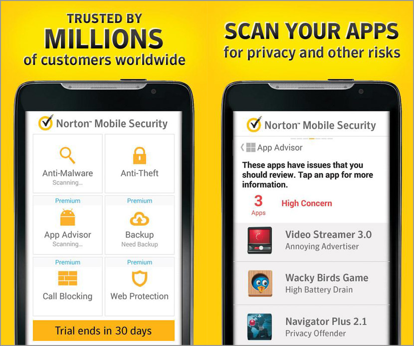 Download Norton Mobile Security one year license for free Free Anti-virus Protection for Google Android, Apple iOS iPhones, and iPads