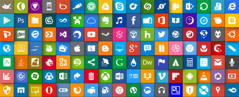 metro ui icon set icons