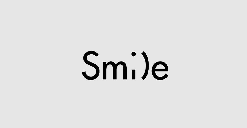 smile Creative Word Art Images As Iconic Logos