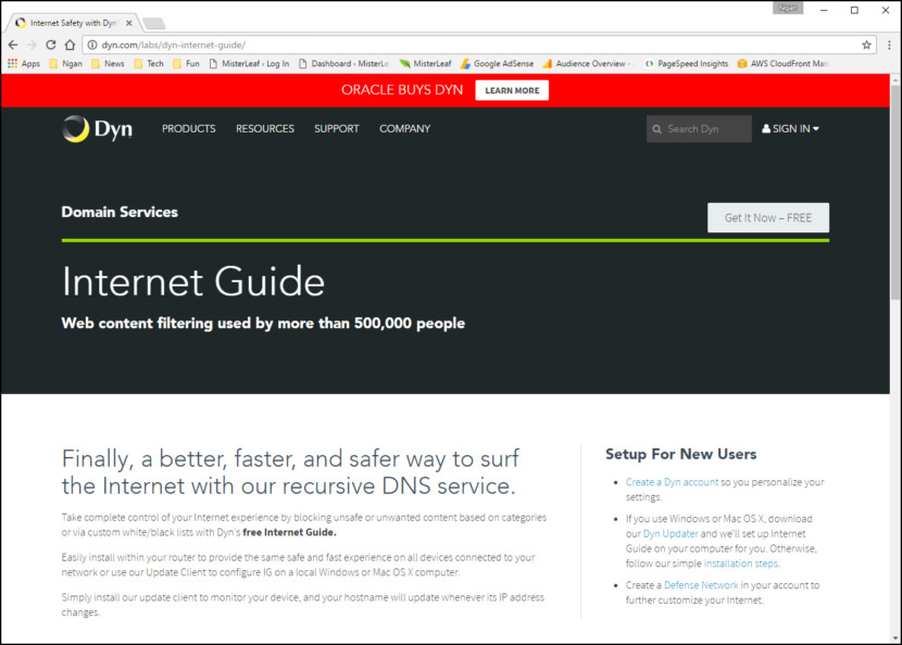 Dyn Internet Guide