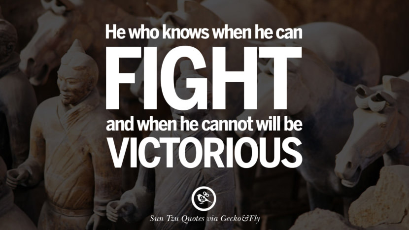 Victorious warriors win first and then go to war, while defeated warriors go to war first and then seek to win. Quote by Sun Tzu Art of War