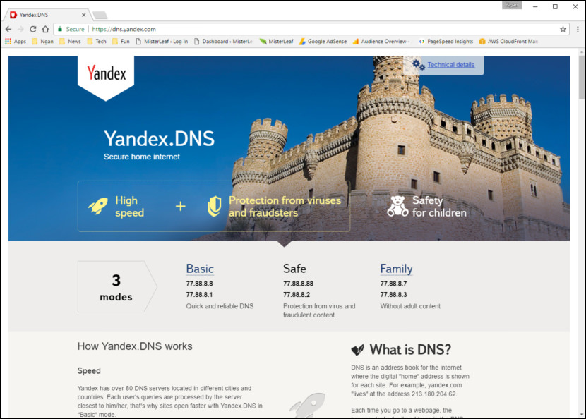 Yandex.DNS Family