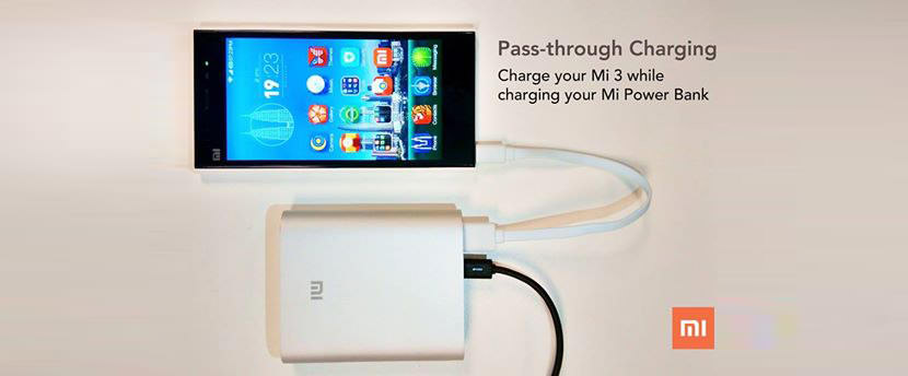 mi power bank pass through charging