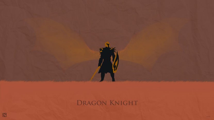 Dragon Knight download dota 2 heroes minimalist silhouette HD wallpaper