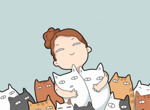 Funny Doodles For Cat Lovers and Your Cat Crazy Lady Friend