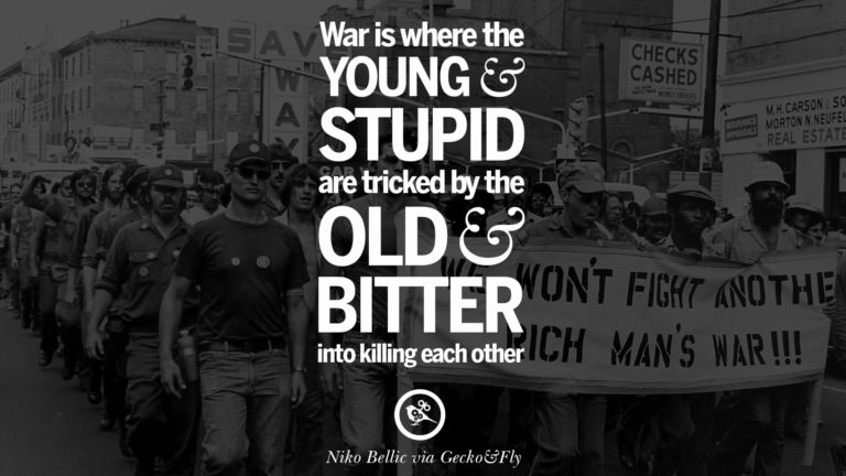 12 Famous Quotes About War On World Peace, Death, Violence