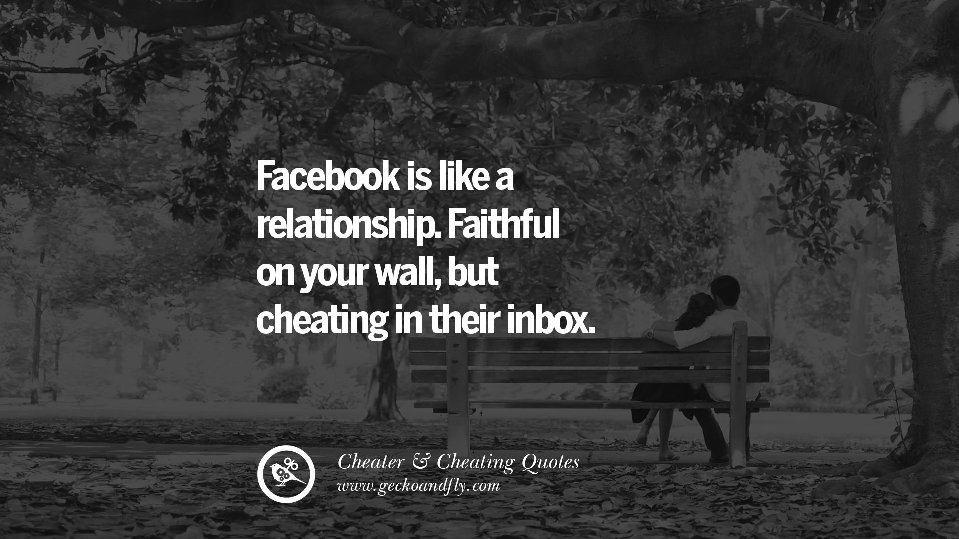 Faithful on your wall, but cheating in their inbox. 