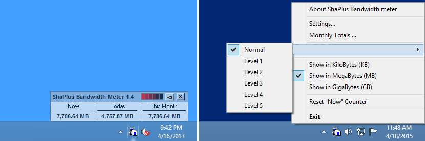 shaplus bandwidth Software to Monitor Your Monthly Broadband Internet Bandwidth Usage