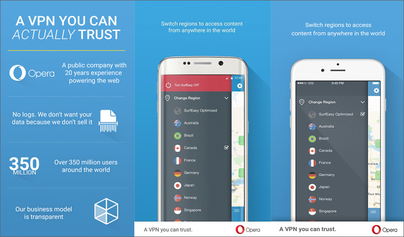 surfeasy vpn opera Most Secure VPN Service By Avast & Opera For Android & iOS
