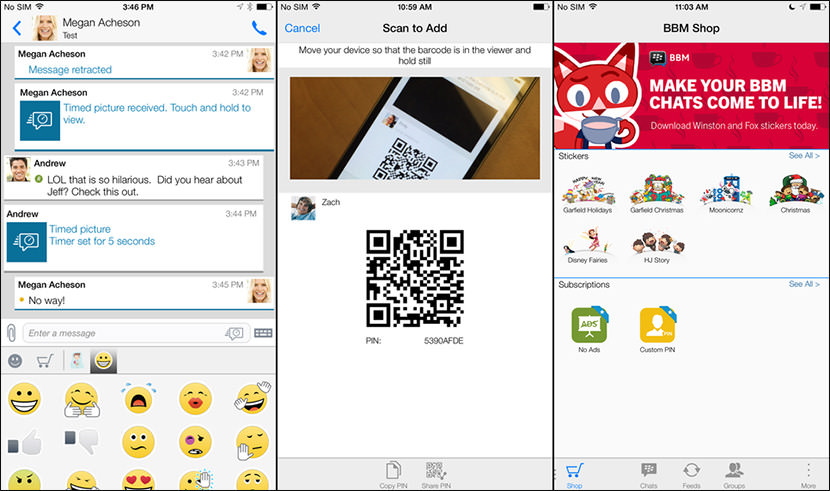 blackberry messenger live free Free Secure And Encrypted Text Messenger for iPhone iOS and Android