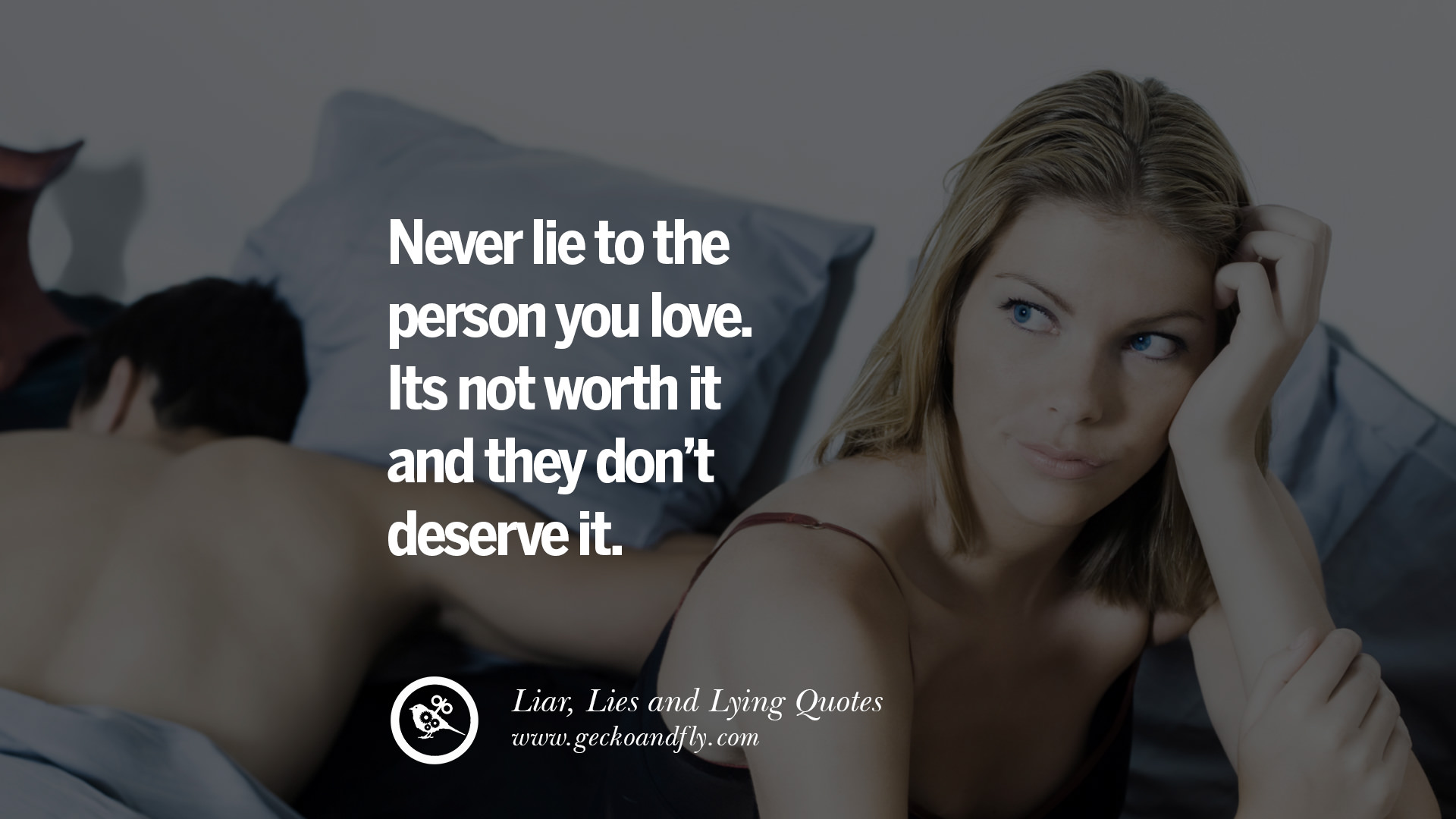 Love never lies