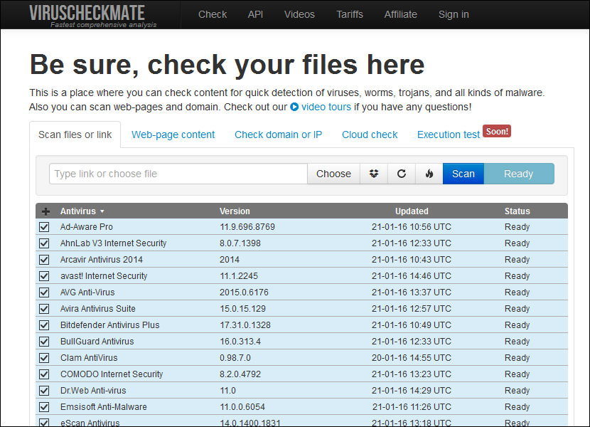 virus check mate Online Computer Virus Scanner, Upload and Scan Suspicious Files with Multi Antivirus Engine