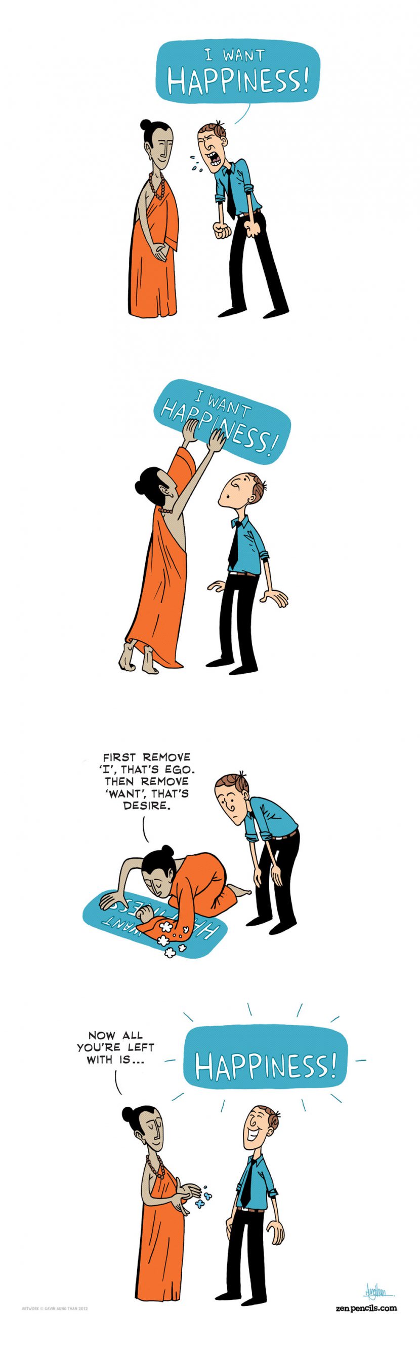 buddha meaning happiness
