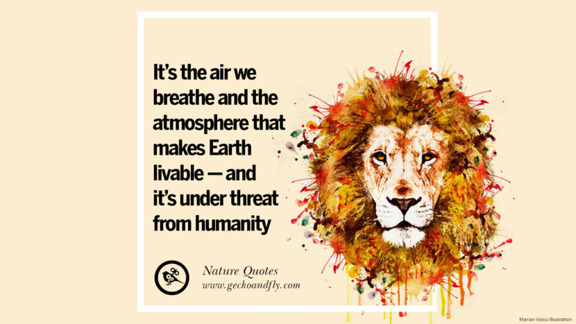 It's the air they breathe and the atmosphere that makes Earth livable - and it's under threat from humanity.
