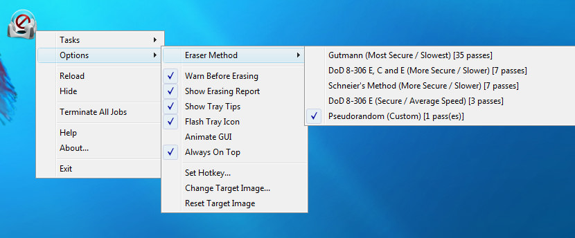 eraserdrop Freeware To Securely Erase All Data From HDD Hard Drive