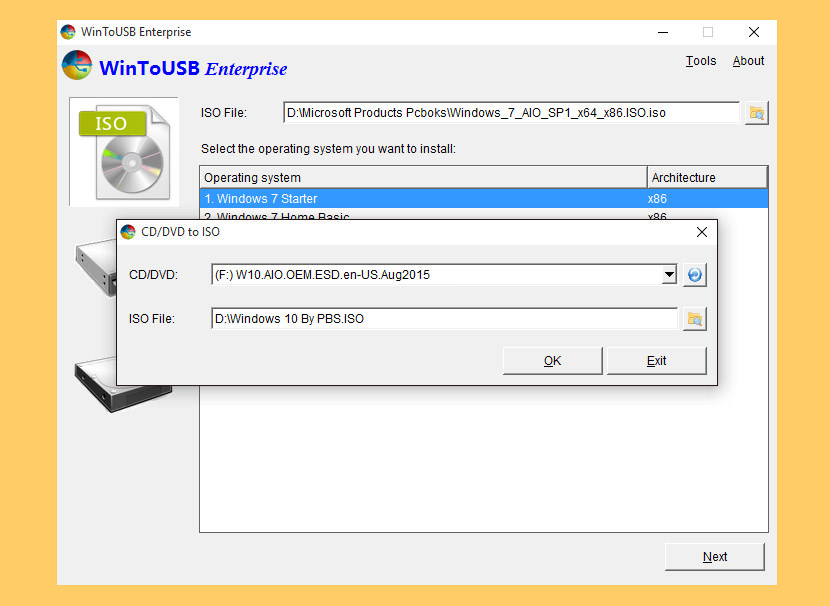 wintousb enterprise Free Tool To Create Bootable Windows 7 And 10 On A USB Drive