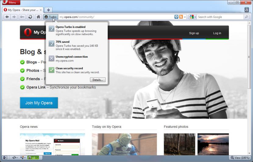 opera turbo