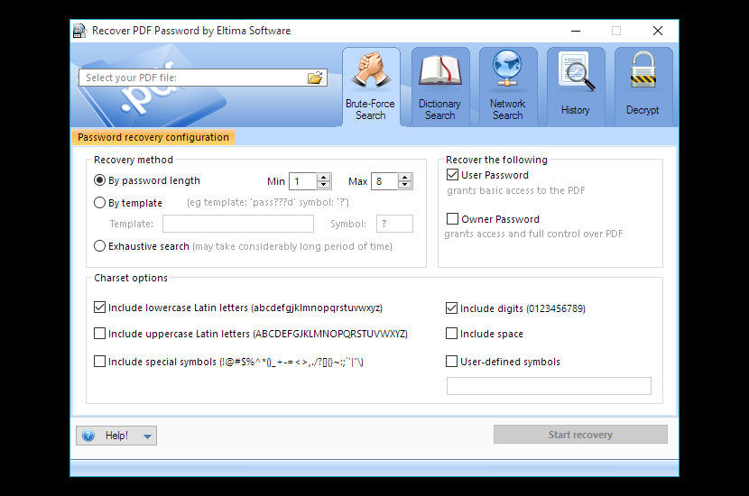 recover pdf password PDF Password Recovery / Remover For Secure Protected PDF