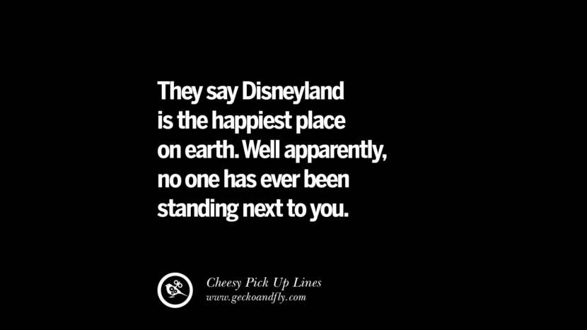 They say Disneyland is the happiest place on earth. Well apparently, no one has ever been standing next to you.