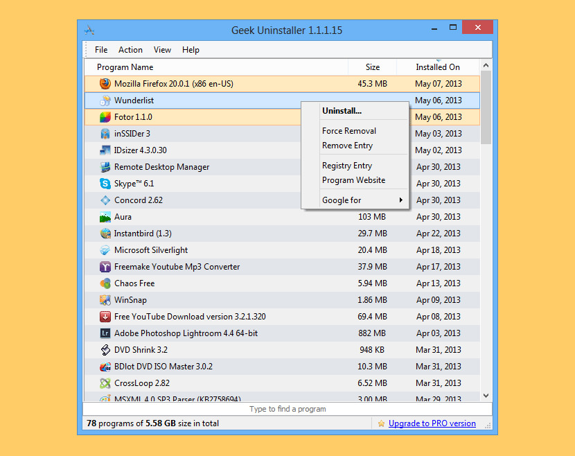 GeekUninstaller