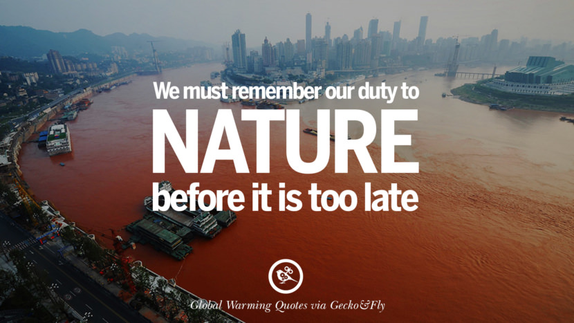 We must remember their duty to nature before it is too late.