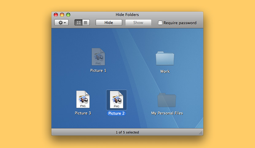 Hide Folders for macOS
