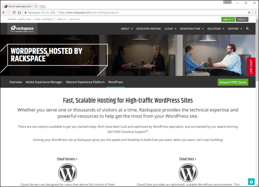 Rackspace WordPress Cloud Fastest WordPress Hosting With Varnish Cache, CDN & Daily Backup