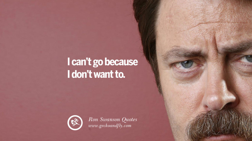 14 Funny Ron Swanson Quotes And Meme On Life