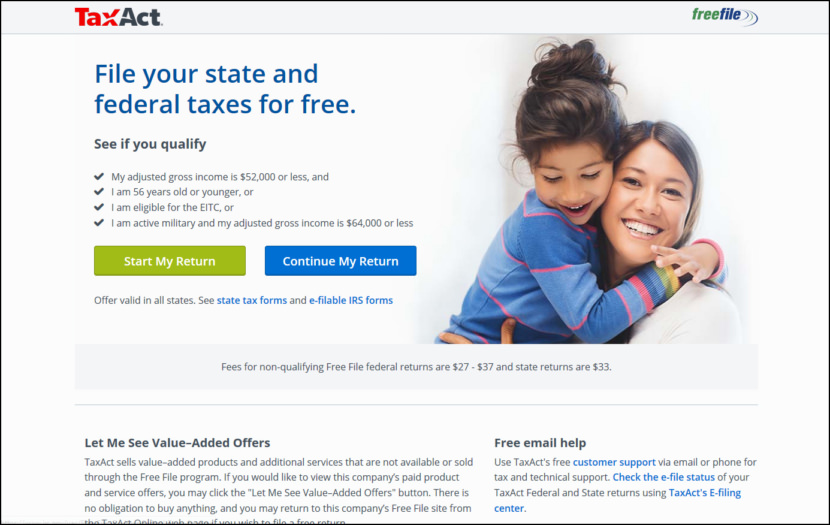 TaxAct®Free File