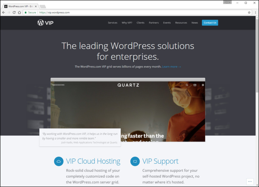 Wordpress.com VIP Fastest WordPress Hosting With Varnish Cache, CDN & Daily Backup