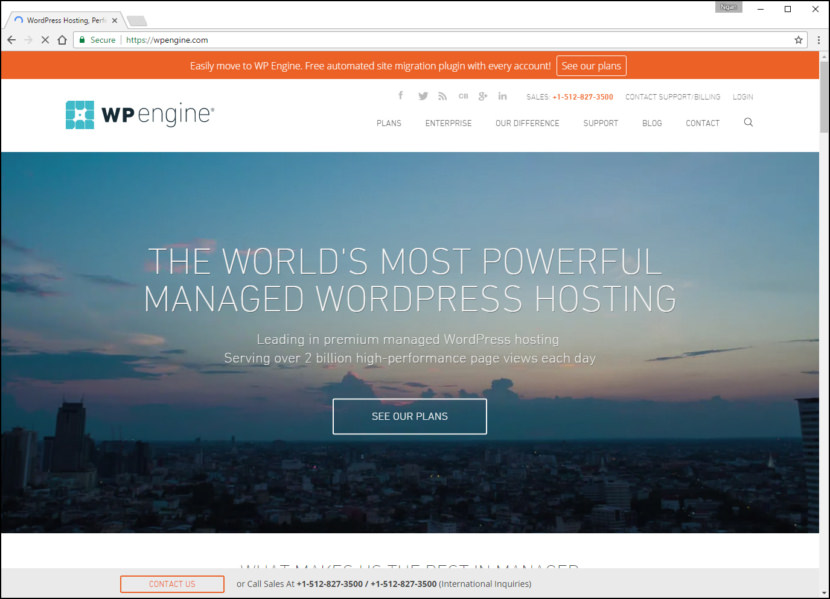 WP Engine Fastest WordPress Hosting With Varnish Cache, CDN & Daily Backup