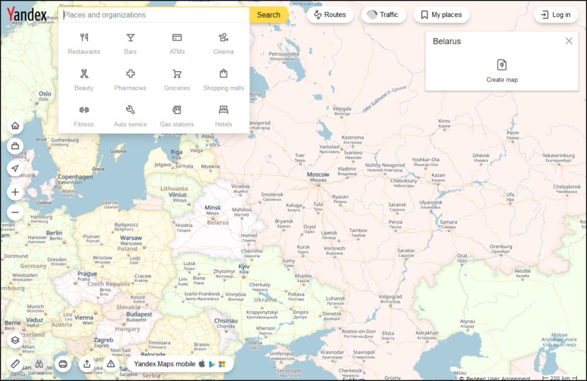 Yandex Maps