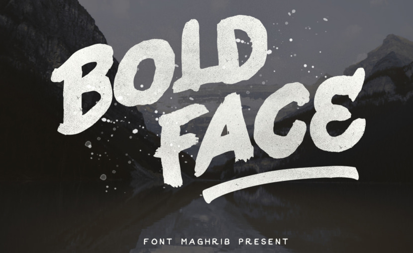 Bold Face Typography