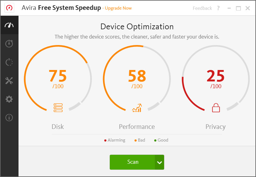 Avira Free System Speedup